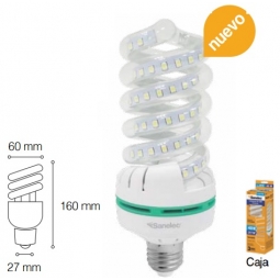 Foco tipo twister mini de 15W luz fria