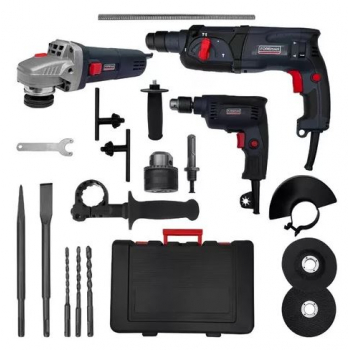 Kit Rotomartillo, Esmeriladora, Taladro