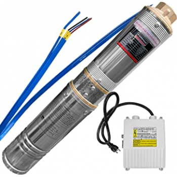 Bomba De Agua Tipo Bala Para Pozo Profundo 0.5 Hp 32 Metros