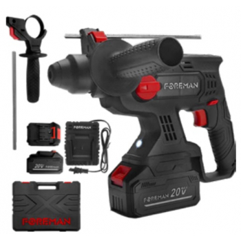 Rotomartillo Inalambrico 20V 2 Baterias