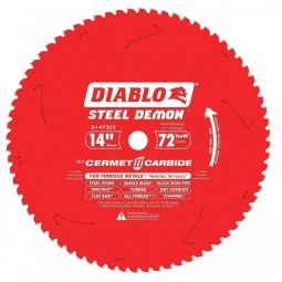 Disco de sierra para corte de metales e inoxidable 14