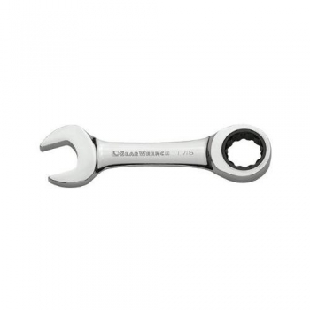 Llave corta combinada con matraca de 3/8”