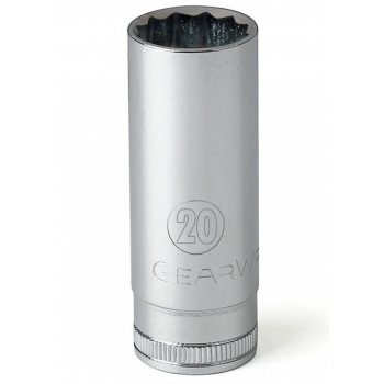 Dado largo de 12 puntas 1/2” x 19 mm