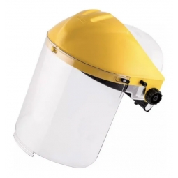 Protector facial con visor plastico 