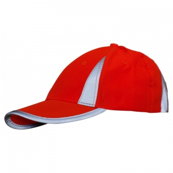 Gorra de seguridad naranja unitalla