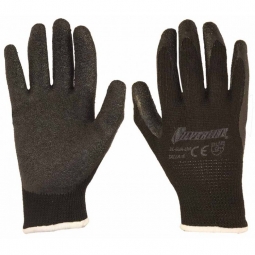 Guantes negros de poliester