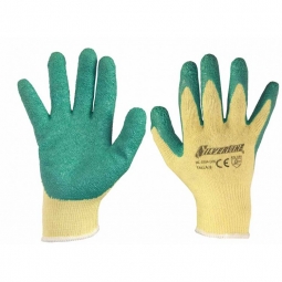 Guantes verde limon en poliester, Medida  N°8