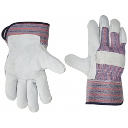 Guantes de carnaza y loneta