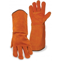 Guantes de carnaza para soldador