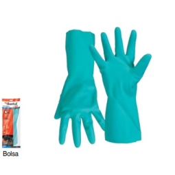 Guantes de nitrilo para limpieza industrial