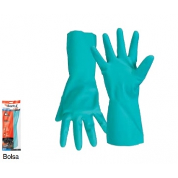 Guantes de nitrilo para limpieza industrial