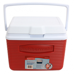 Hielera rubbermaid con capacidad de 24QT (23 LITROS)