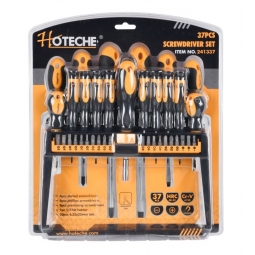 Juego de destornilladores de 37 pzas