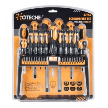 Juego de destornilladores de 37 pzas