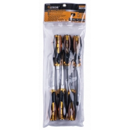 Juego de desarmadores de golpe 6 pzas