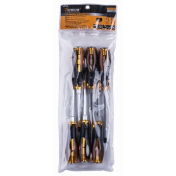 Juego de desarmadores de golpe 6 pzas