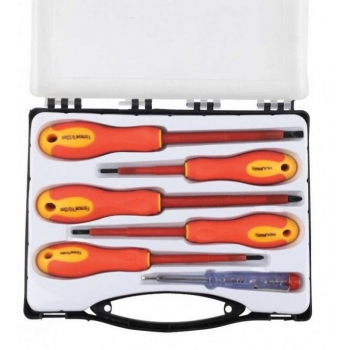 Juego de Destornilladores con aislamiento 6 pzas