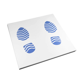 Funda posapies anonima en papel