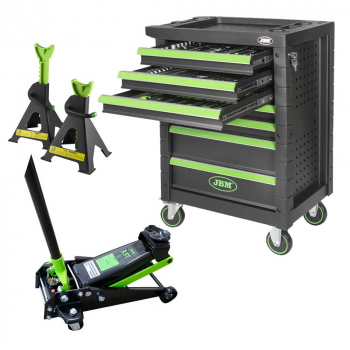 Carro de herramientas + 53779 + 50818 gato 3,5t