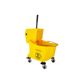 Combo Cubeta Exprimidora De 36 Lts. Azul