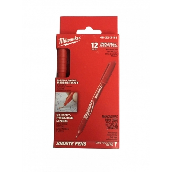 12PK INKZALL™ Red Ultra Fine Point Pens