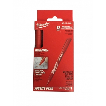 12PK INKZALL™ Red Ultra Fine Point Pens