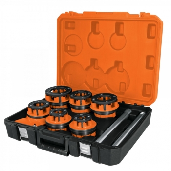 Juego de tarrajas para tubo, 7 piezas