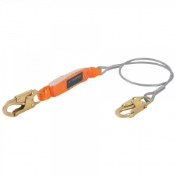 Línea de vida de acero con absorbedor de impacto, ANSI
