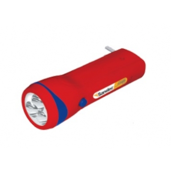 Linterna roja recargable 3 leds