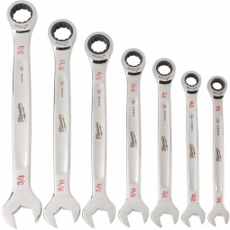 7pc ratchet combo wrench - sae