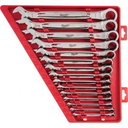 15pc ratchet combo wrench-sae