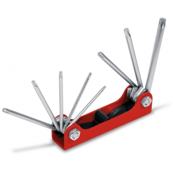 Juego de 8 llaves torx tipo navaja