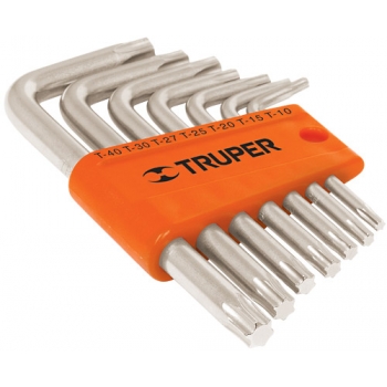 Juego de 7 llaves cortas Torx 