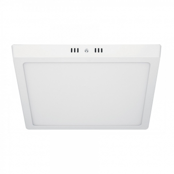 Plafón cuadrado, moderno, 24 W, 6500 K, LED, blanco