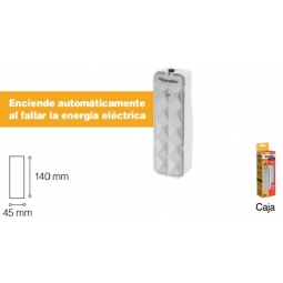  Luminario de emergencia de 60 lm