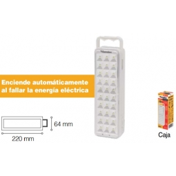 Luminario de emergencia de 150 lm