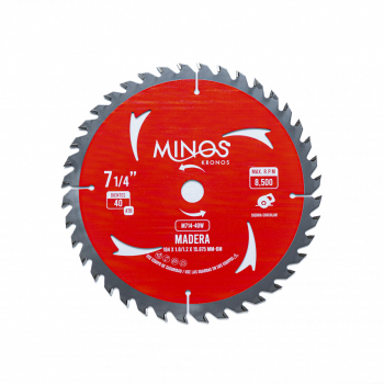Disco de corte de madera 7-1/4
