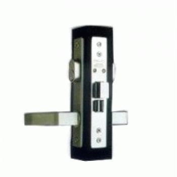 Cerradura  p/puerta aluminio doble manija dorado