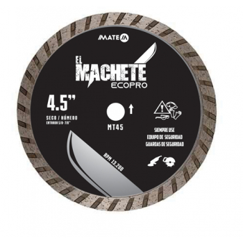 Disco de diamante turbo Eco de 4-1/2