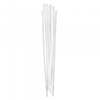 Cinchos de plastico blanco de 4.6 x 300 mm