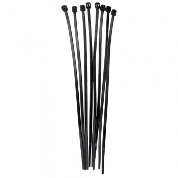 Cinchos de plastico negro de 2.5 x 190 mm