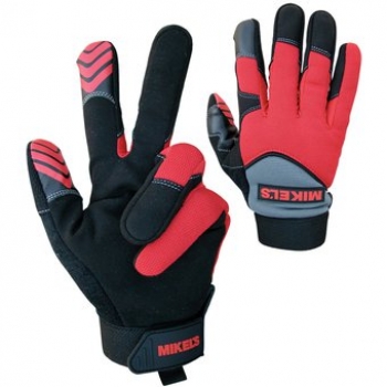 Guantes para mecanico piel sintetica M