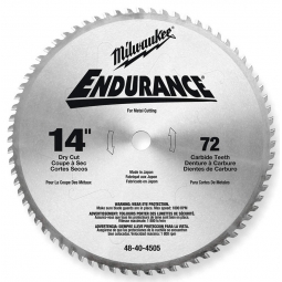 Sierra circular para cortar metal de 14