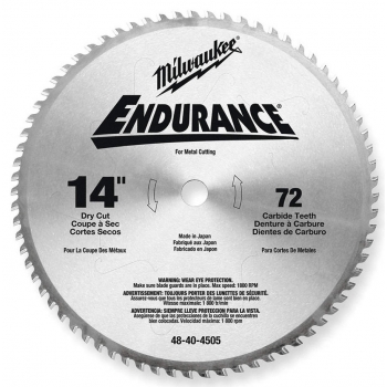 Sierra circular para cortar metal de 14