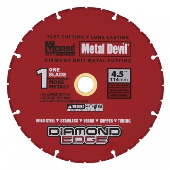 Disco de diamante para metal de 4-1/2