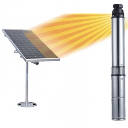 Bomba de agua con panel solar de 1 HP