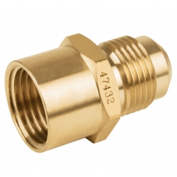 Niple campana de latón, 3/8