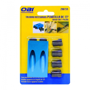 Plantilla de 15° para taladro