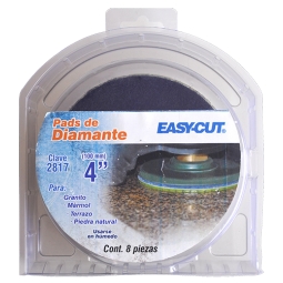 Paquete de 8 pads de diamante Easy-cut de 4