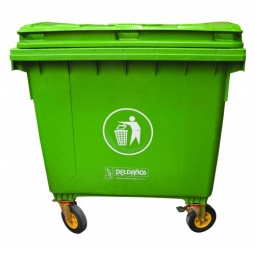 Contenedor rectangular para basura 1100L
